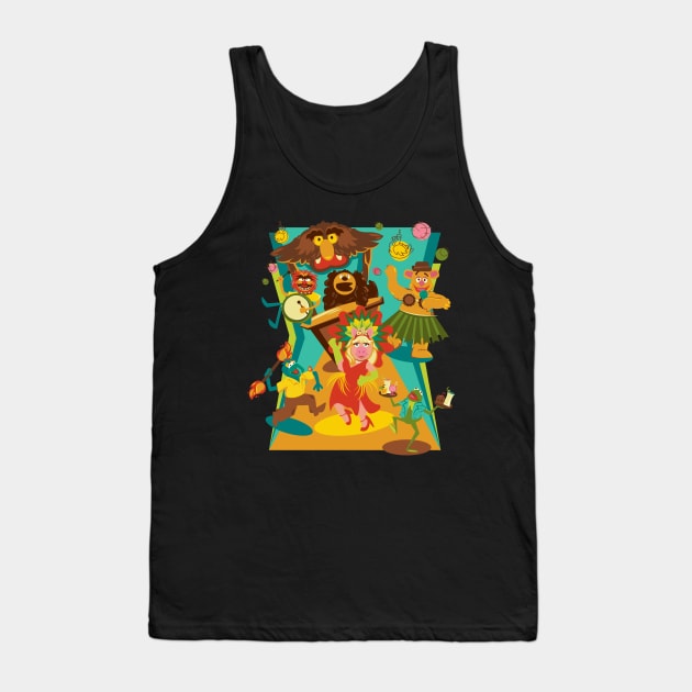 Mayhem at the Mai-Kai Tank Top by SurefootDesigns